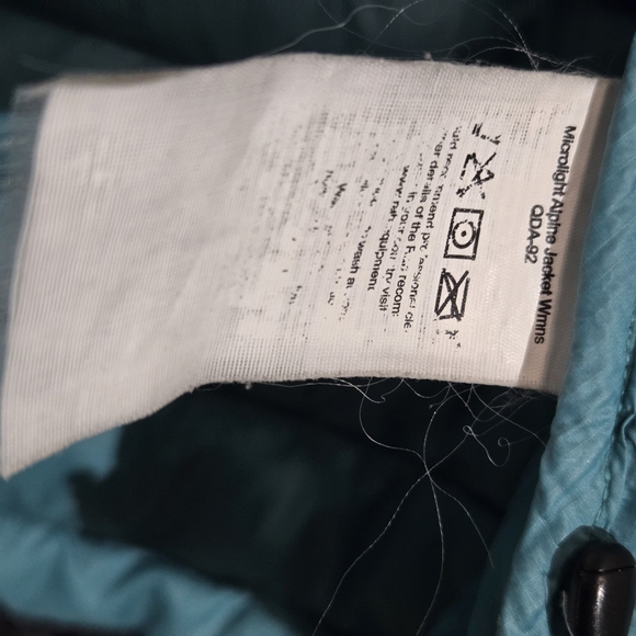 Women's Small Rab Microlight Alpine Down Hooded Jacket - Picture 10 of 13